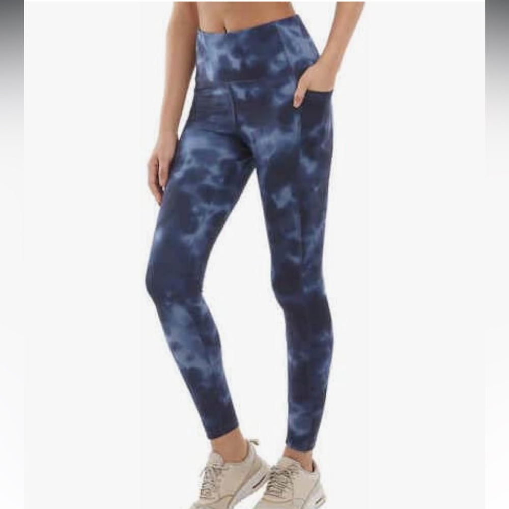 Danskin Leggings in Navy Tie-dye size Large - Picture 2 of 5